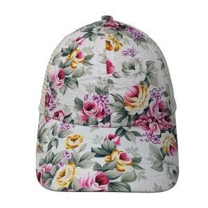 HG Strapback Mesh Back Trucker Hat Multicolor OSFA Floral Print